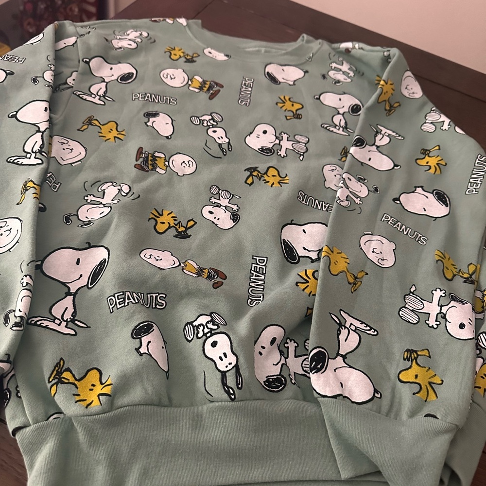 Peanuts Snoopy All-Over Print Sweatshirt